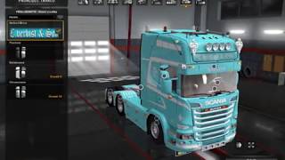 ETS2 v 131xx Scania C Verbist V8 sound [upl. by Amak670]