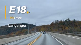 E18 Langangen Vestfold og Telemark Norge [upl. by Reina]