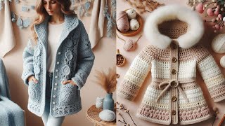 Crochê  🧵 Roupas de inverno  Encantos de Crochê [upl. by Idaf]