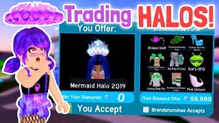 What People TRADE For HALOS 😇 Royale High Trading [upl. by Robert]