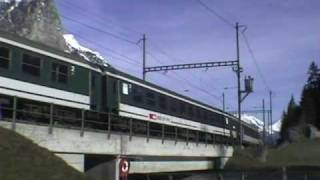 IC 861 Amsterdam CS  Brig at Kandersteg 2nd April 2000 [upl. by Leonor]