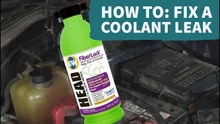 How to Use KampW FiberLock from CRC to Fix a Coolant Leak [upl. by Anahir]