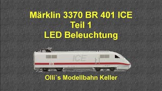 Märklin ICE 3370 mit LED Beleuchtung [upl. by Anuaf910]