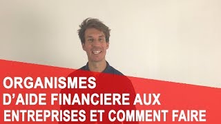 4 ORGANISMES D’AIDE FINANCIÈRE AUX ENTREPRISES ET COMMENT FAIRE… [upl. by Dott19]