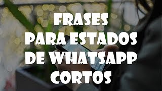 Frases para estados de Whatsapp cortos [upl. by Kyla93]