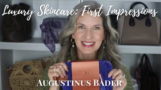 LUXURY SKINCARE My First Impressions of AUGUSTINUS BADER SKINCARE  Meet Penelope [upl. by Juley]