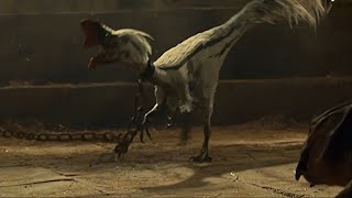 LYSTRO VS OVIRAPTOR SCENE BRUTAL  Jurassic World Dominion [upl. by Colvert]