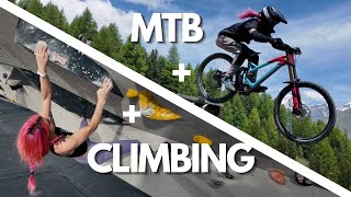 Climbing girl goes MTB Vacation vlog [upl. by Adehsor]