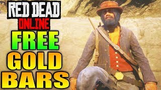 Red Dead Online Tips  HOW TO GET 15 GOLD BARS FOR FREE [upl. by Aneras]