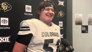 Colorado OL Cash Cleveland on getting prepared for his opportunity with the Buffs [upl. by Sivet185]