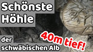 40m am Seil in eine grandiose Schachthöhle  Die schönste Höhle der schwäbischen Alb [upl. by Ashmead712]