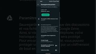 Comment Sauvegarder vos messages et contenus de WhatsApp sur Google Drive [upl. by Olen282]