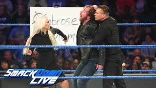 quotThe Ambrose Asylumquot welcomes special guests The Miz and Maryse SmackDown LIVE Jan 10 2017 [upl. by Nishom]