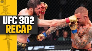 UFC 302 RECAP Islam Makhachev scores late submission of Dustin Poirier to retain title  CBS Sports [upl. by Harris]