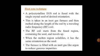 FZ process float zone process [upl. by Herr]