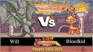 Neopets Battledome  L54 THE PAUPER 54GA  Will VS Bloedkid R4G2 [upl. by Elliot]