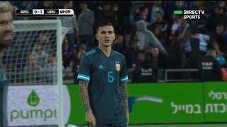 Leandro Paredes vs Uruguay 18112019 HD [upl. by Ecyak]