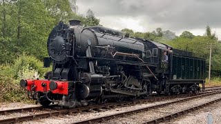 USA S160 6046 at Kingsley and Froghall station on the Churnet Valley Railway [upl. by Sura566]