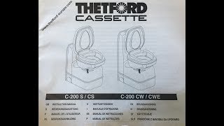 Thetford caravan toilet flush repair not the cassette [upl. by Kingsly]