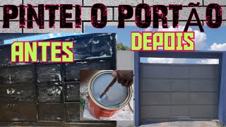 Como Pintei o Portão  Dicas de Pintura diy homemade facavocemesmo [upl. by Rufford]