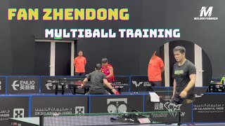 Fan Zhendong Ma Long Wang Chuqin  How the trio of strongest table tennis players in the world train [upl. by Anayhd653]