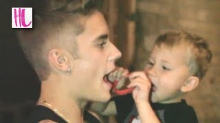 Justin Bieber Brother Cries After Birthday Cake Prank [upl. by Lennahc274]