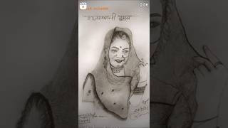 Drawing with a pencil sketching  drawing sketch  pencil sketch  rajsthani mumal  black drawing [upl. by Rehprotsirhc]