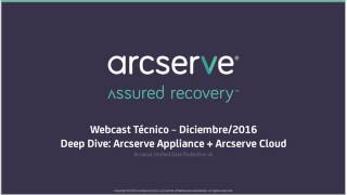 Arcserve Appliance  Arcserve Cloud [upl. by Thibault]