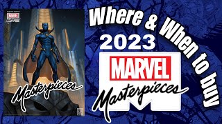 2023 Marvel Masterpieces  Where to buy and when to be ready to buy [upl. by Kirenoj296]