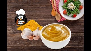 Scharfen Senf selber machen Grillsenf Grilldip russischer Senf Rezept [upl. by Maurilia906]