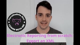 D365FO Electronic Reporting From Scratch Part 2 Exporting XML Document [upl. by Annayram478]