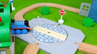 Wooden trains for kids Thomas and friends in the brio city [upl. by Leummas484]