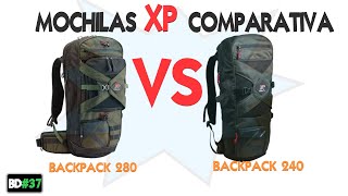 mochilas XP Backpack 240 vs 280 comparativa [upl. by Ahsaeym]