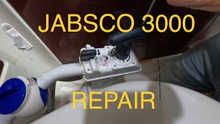 Down the Pan 😂😂😂Jabsco 3000 manual pump toilet repair [upl. by Fonville]