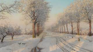 Cozy Winter Season Ambience · Art Screensaver for Your TV — 4k UHD 2hours Vintage Paintings [upl. by Grissel564]