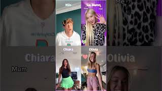 Nils Kuesel x Sia Jiwoo x Chiara King x Olivia Dunne dance tiktok shorts [upl. by Gilda]