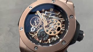 Hublot Big Bang Meca10 King Gold 414OI1123RX Hublot Watch Review [upl. by Ffilc200]