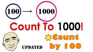 Numbers  Count to 1000 by 100 Counting Numbers  Learn English  Mark Kulek ESL [upl. by Mella788]