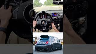 Fiat 500 Abarth POV Pull [upl. by Anaile742]