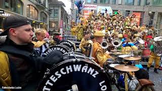 Guggenmusik Ratteschwänz Lozärn  Luzerner Fasnacht 2024  Switzerland [upl. by Aubyn151]