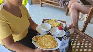 Breakfast delivered at Bali Natur — Lovina North Bali Indonesia [upl. by Aser735]