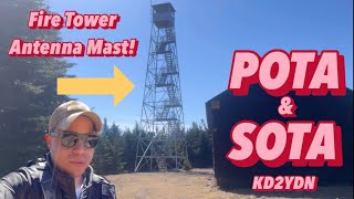 Fire Tower for a mast SOTA W2GC002 [upl. by Ansela]