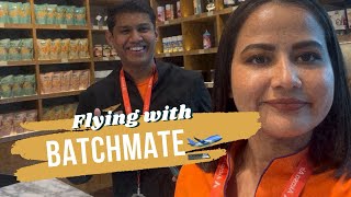 Layover flight with my batchmateV54 travel vlog cabincrew lifestyle akasaair minivlog viral [upl. by Valenza]