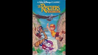 Opening to The Rescuers Down Under 1991 VHS [upl. by Fleischer]