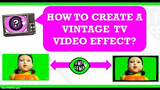 How to create a vintage TV screen video effect  Television cathodic tube VFX ffmpeg TheFFMPEGGuy [upl. by Cower760]