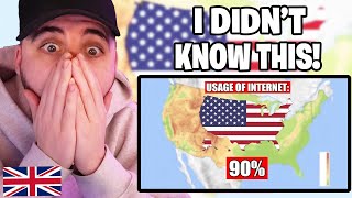 Brit Reacts to US Geography Facts You Need To Know [upl. by Amy804]