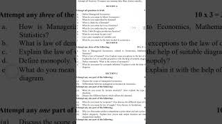 Managerial Economics Question paper  Important Questions for MBA AKTU [upl. by Setiram507]