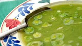 Recetas comida vegetariana Sopa fácil de arvejas [upl. by Yelsnya401]