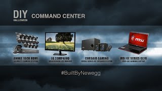 Newegg DIY Halloween Haunted House  Command Center Build [upl. by Hgielak]