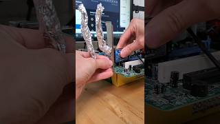 can you use aluminum foil as a wifi antenna in your PC shorts [upl. by Syhr]